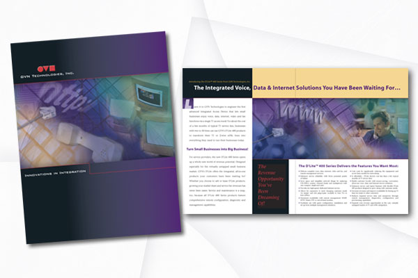 Brochure design - GVN Technologies, Inc.