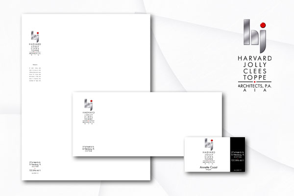 Corporate Identity - Harvard Jolly Clees Toppe Architects, logo design and stationary
