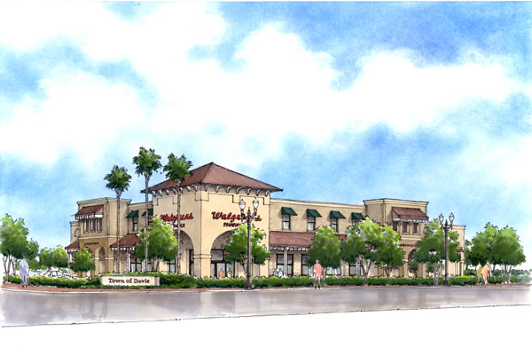 Rendering - Walgreens, Town of Davie, Florida