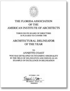 AIA award architectural delineation