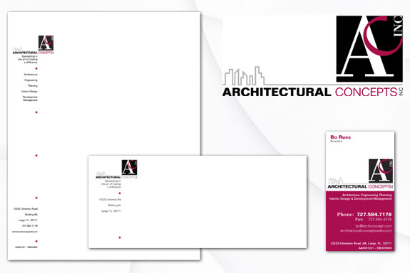 Corporate Identity - Architectural Concepts, Inc., Logo Design